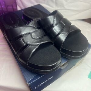 🔥Cole Haan Zero Grand Black Slide Sandals🔥